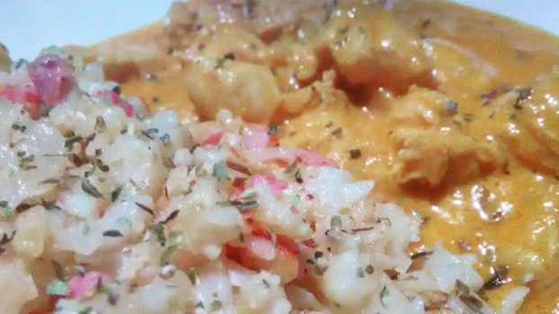 Chicken Curry and Cauliflower Rice
