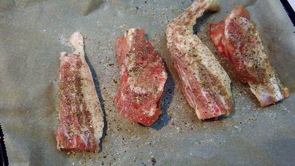 Raw Seasoned Pork Tails