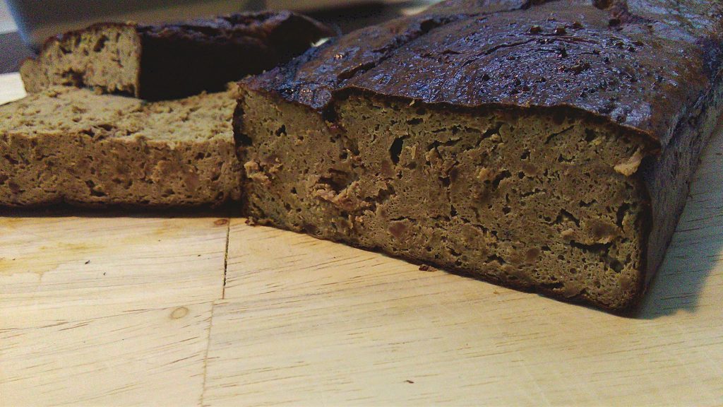 Pork Liver Meatloaf / Bread Cross Section 