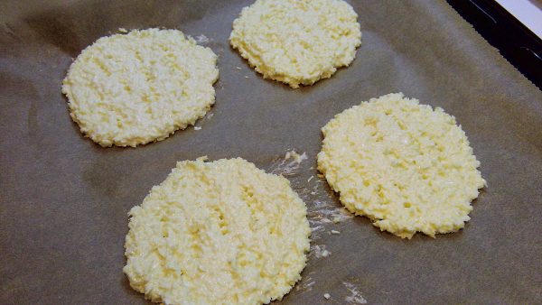 Raw Keto Coconut Cookies on Tray
