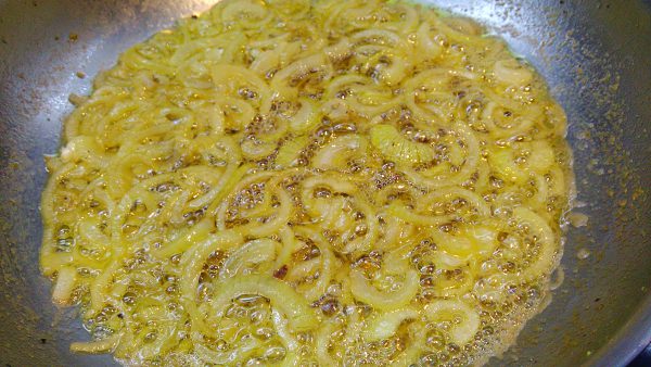 Frying Onions in Butter