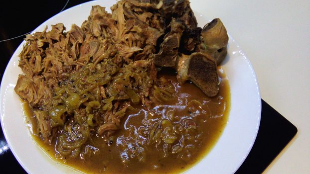 Keto Easy Pulled Pork - Braised Pork Neck With Onion Gravy - Recipe - KetoKookin'