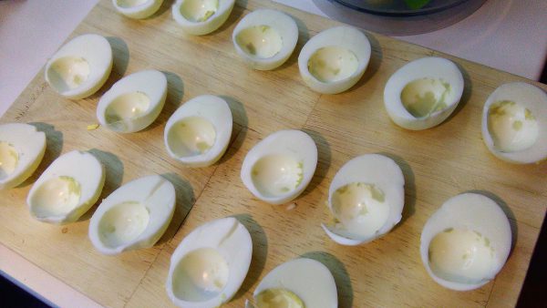 Boiled Egg White Halves