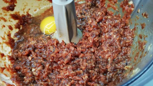 Minced Liver & Chicken Hearts with Egg