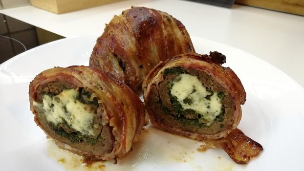 Bacon Wrapped Beef Liver Roulade - Keto Beef Liver Recipe - KetoKookin’