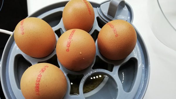 Eggs in Egg Cooker